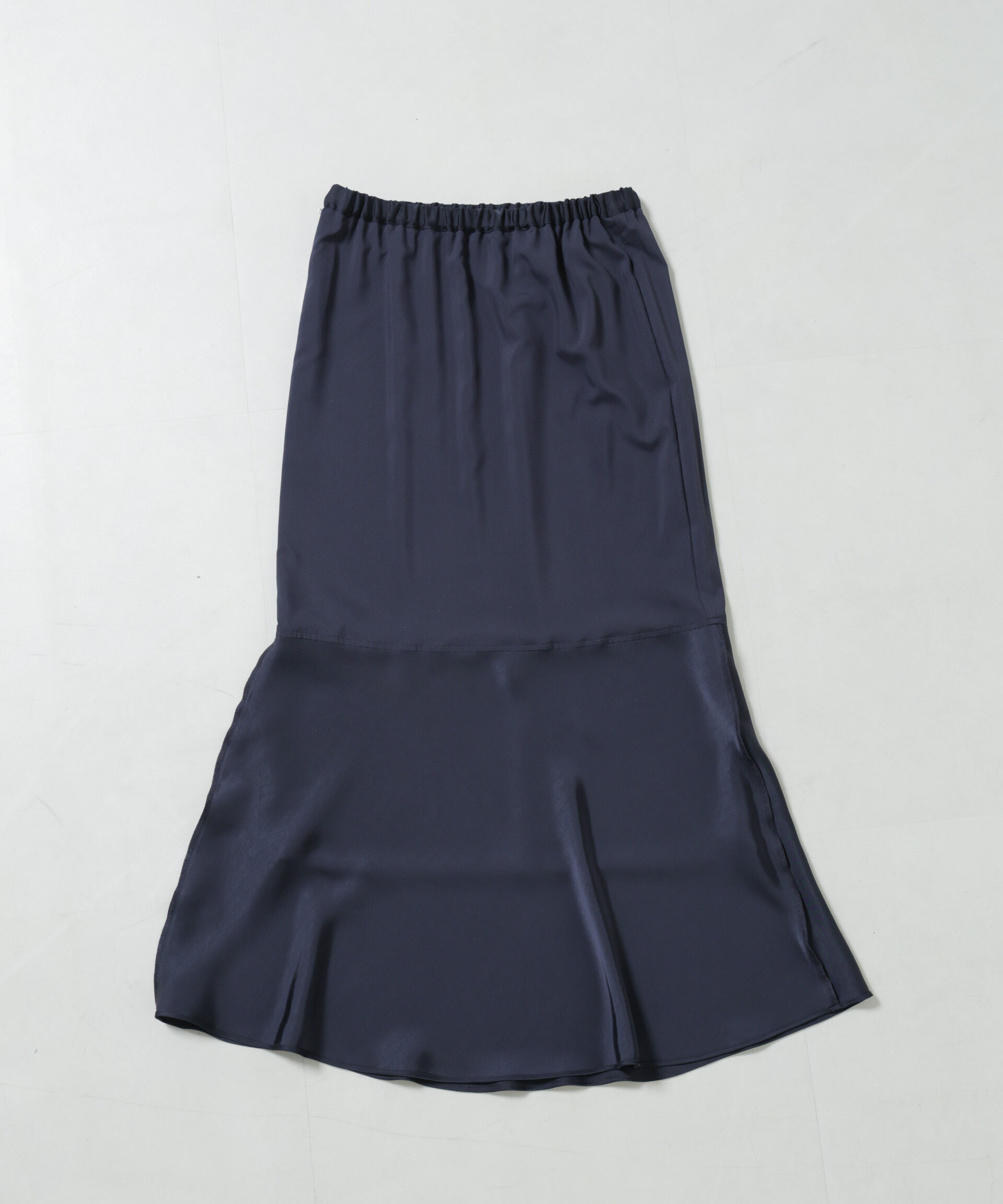 nano･universe「ダブルサテンレイヤードデザインスカート」|スカート|