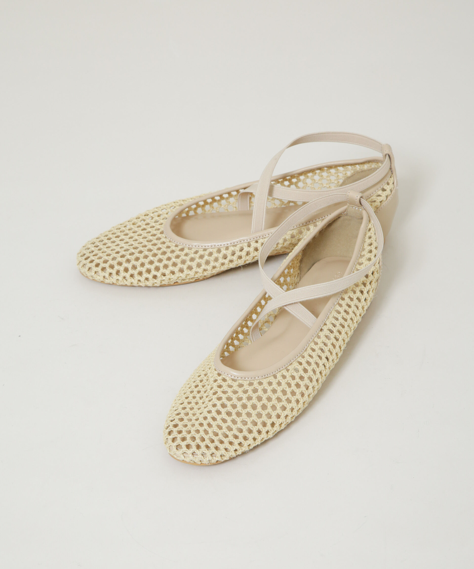 nano･universe「ストラップメッシュバレエシューズ」|サンダル|