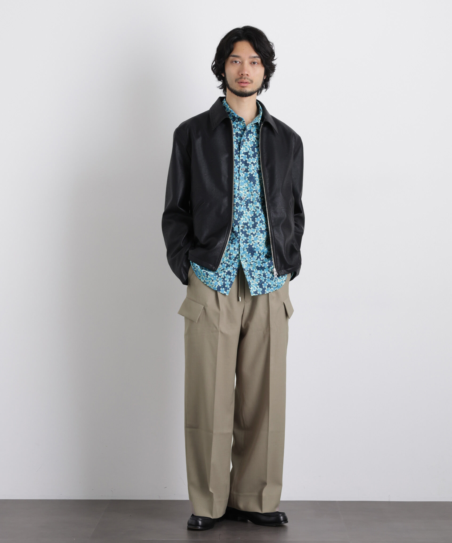 nano･universe「「Gavante」ドライギャバワイドカーゴパンツ」|チノ|