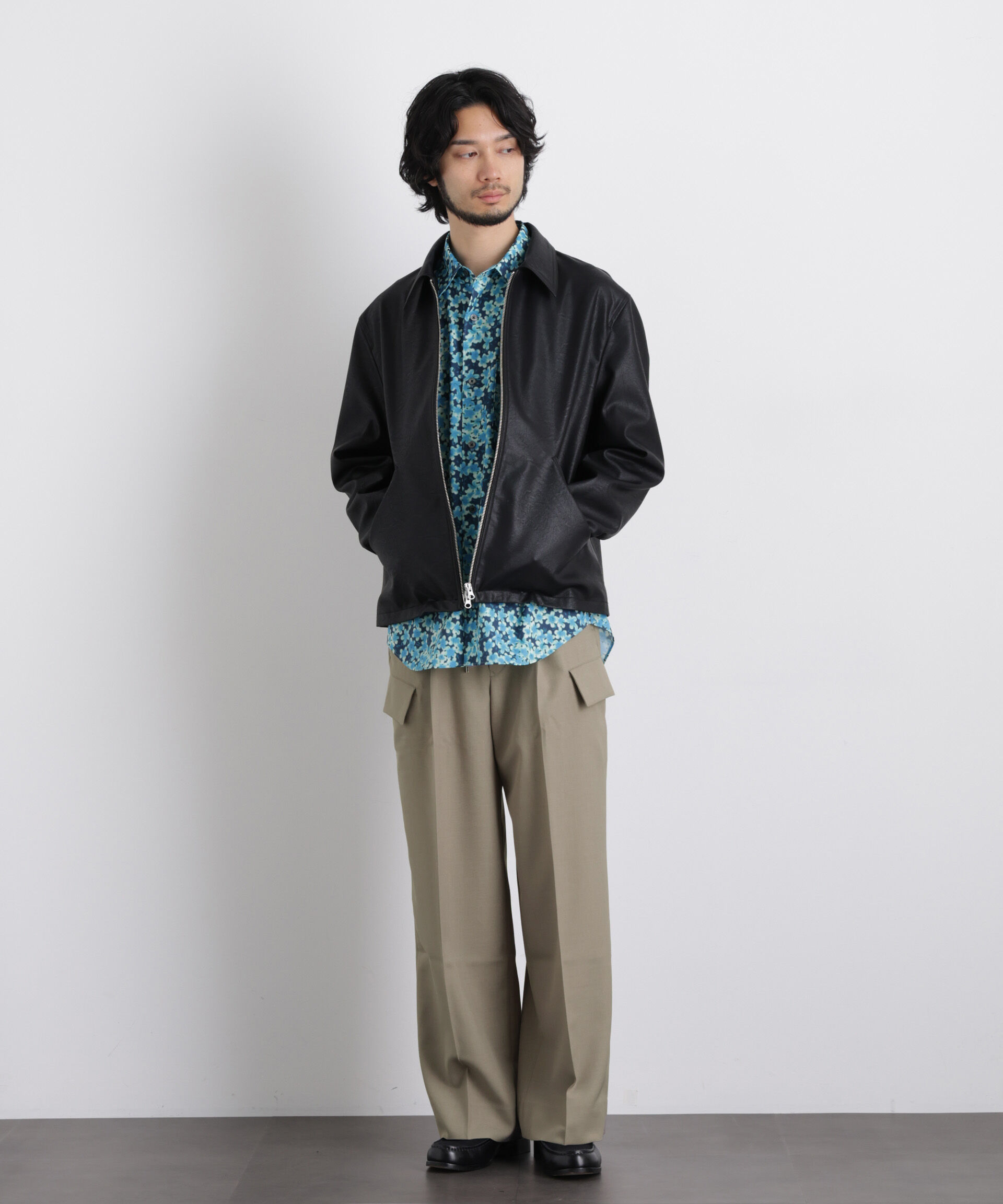 nano･universe「「Gavante」ドライギャバワイドカーゴパンツ」|チノ|