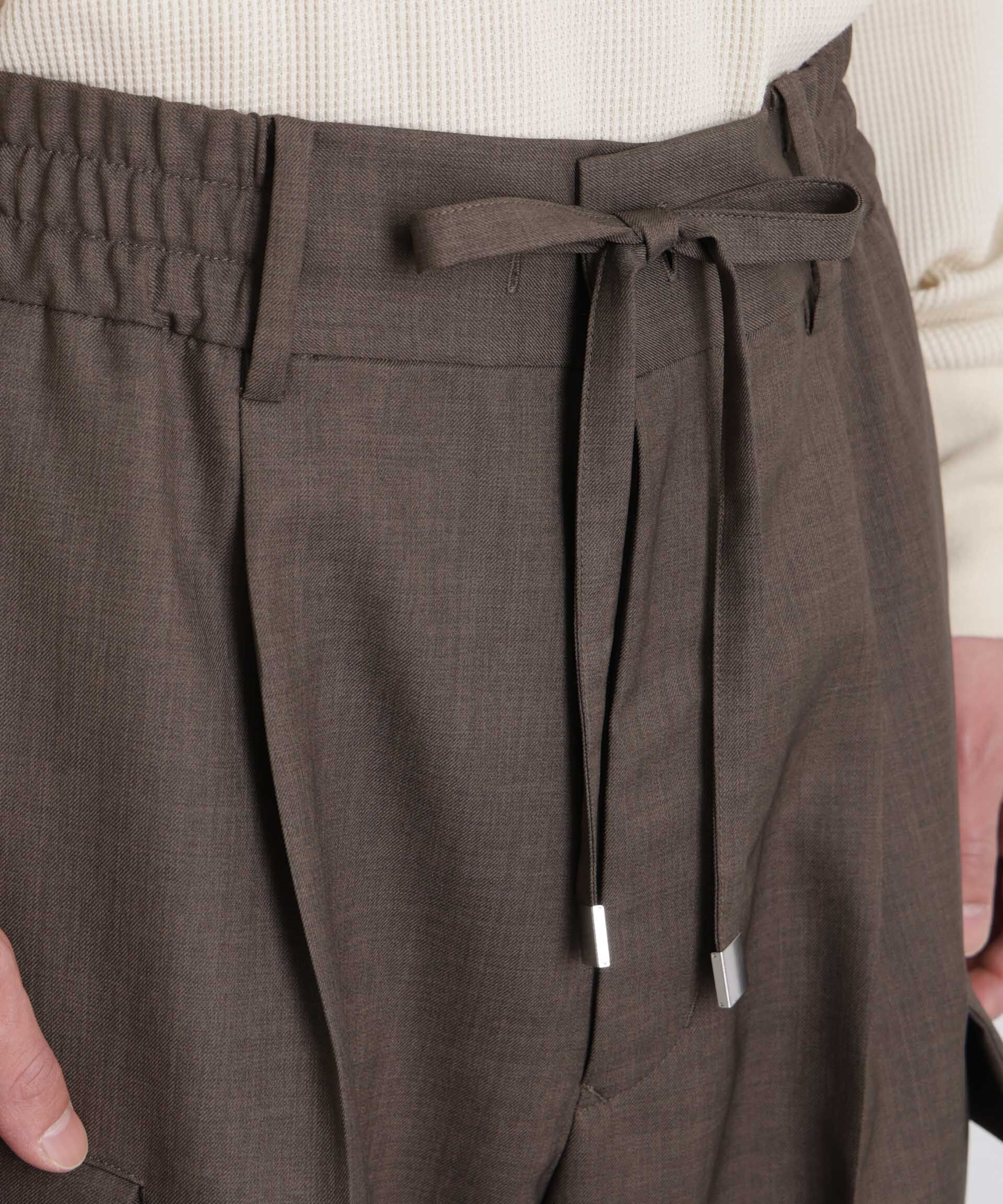 nano･universe「「Gavante」ドライギャバワイドカーゴパンツ」|チノ|