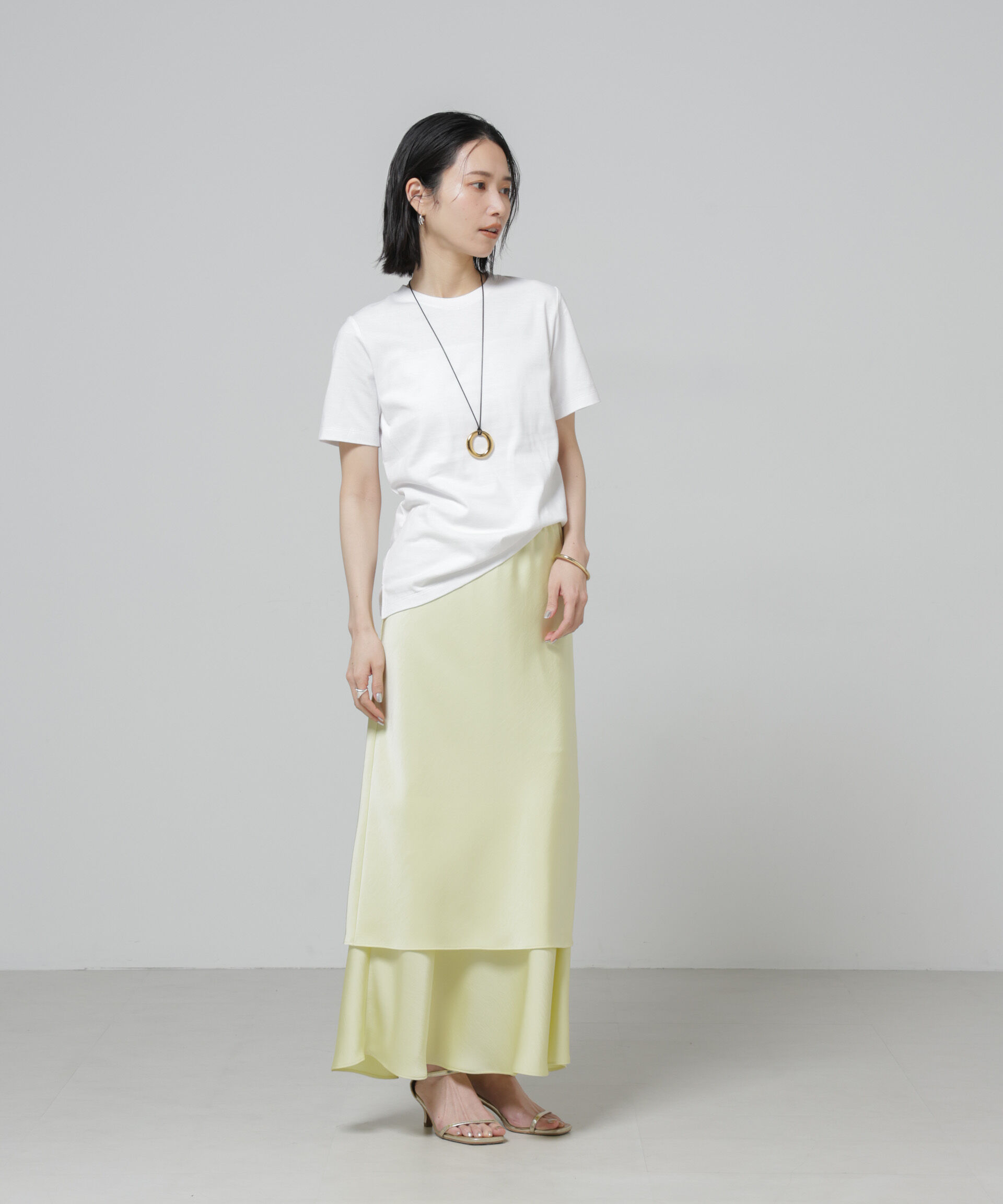 nano･universe「Anti Soaked(R) 汗染み防止クルーネックTシャツ」|Tシャツ・カットソー|