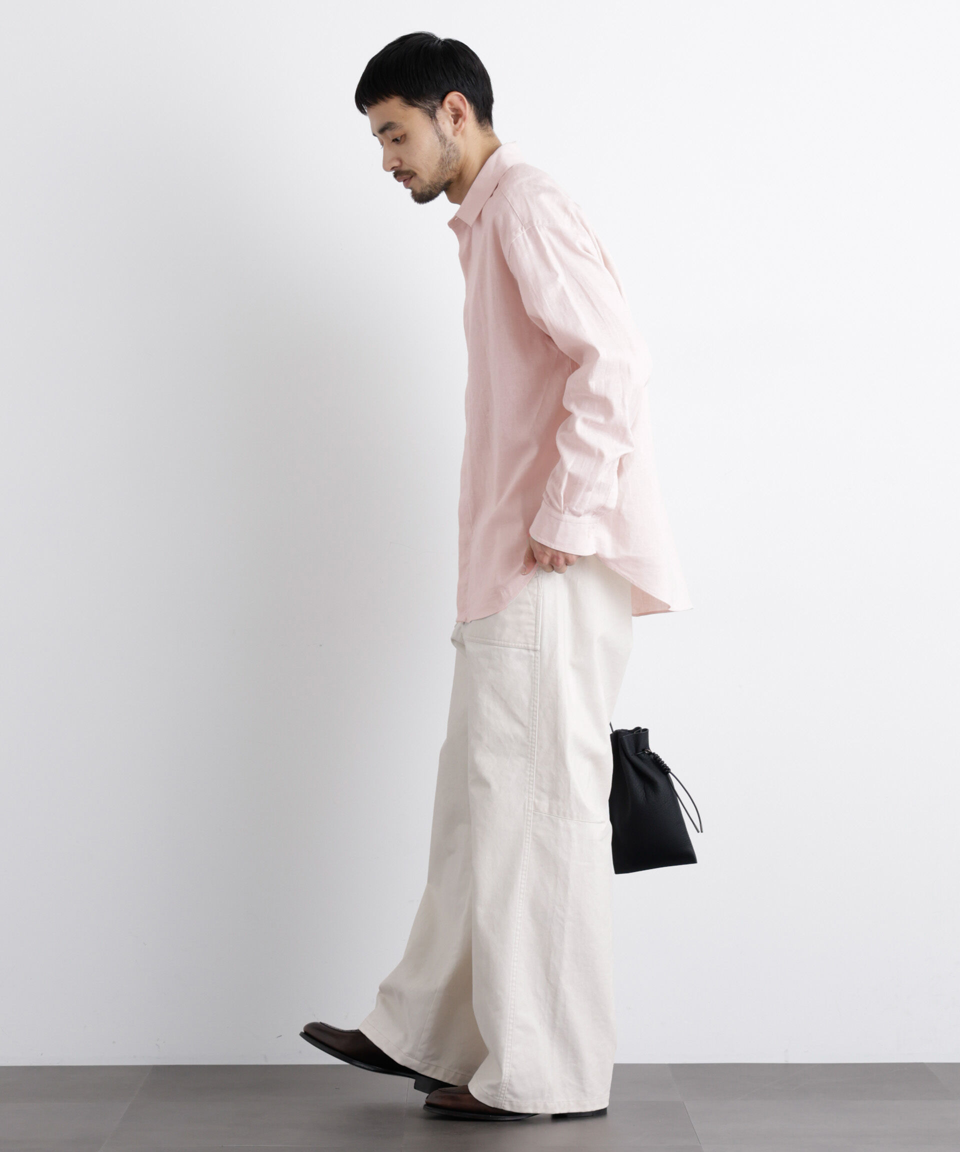 nano･universe「「FRENCH LINEN」リネンコットンレギュラーシャツ」|シャツ・ブラウス|