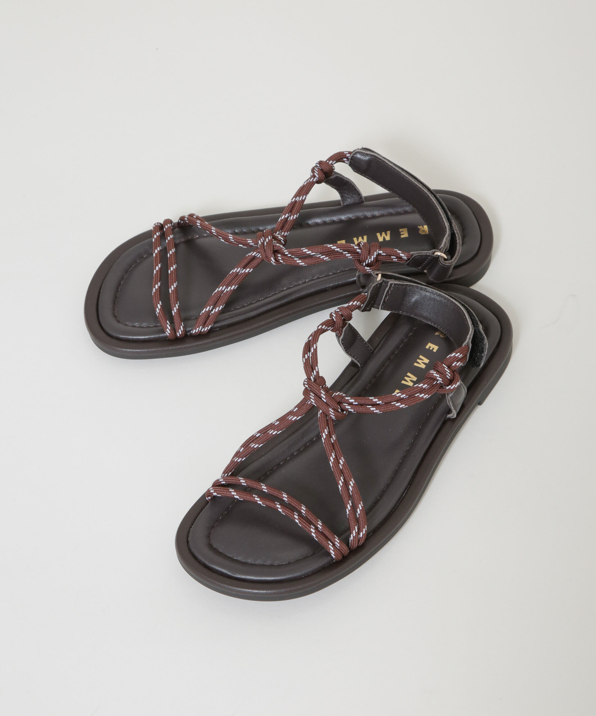 nano･universe「REMME/クロスコードサンダル」|サンダル|