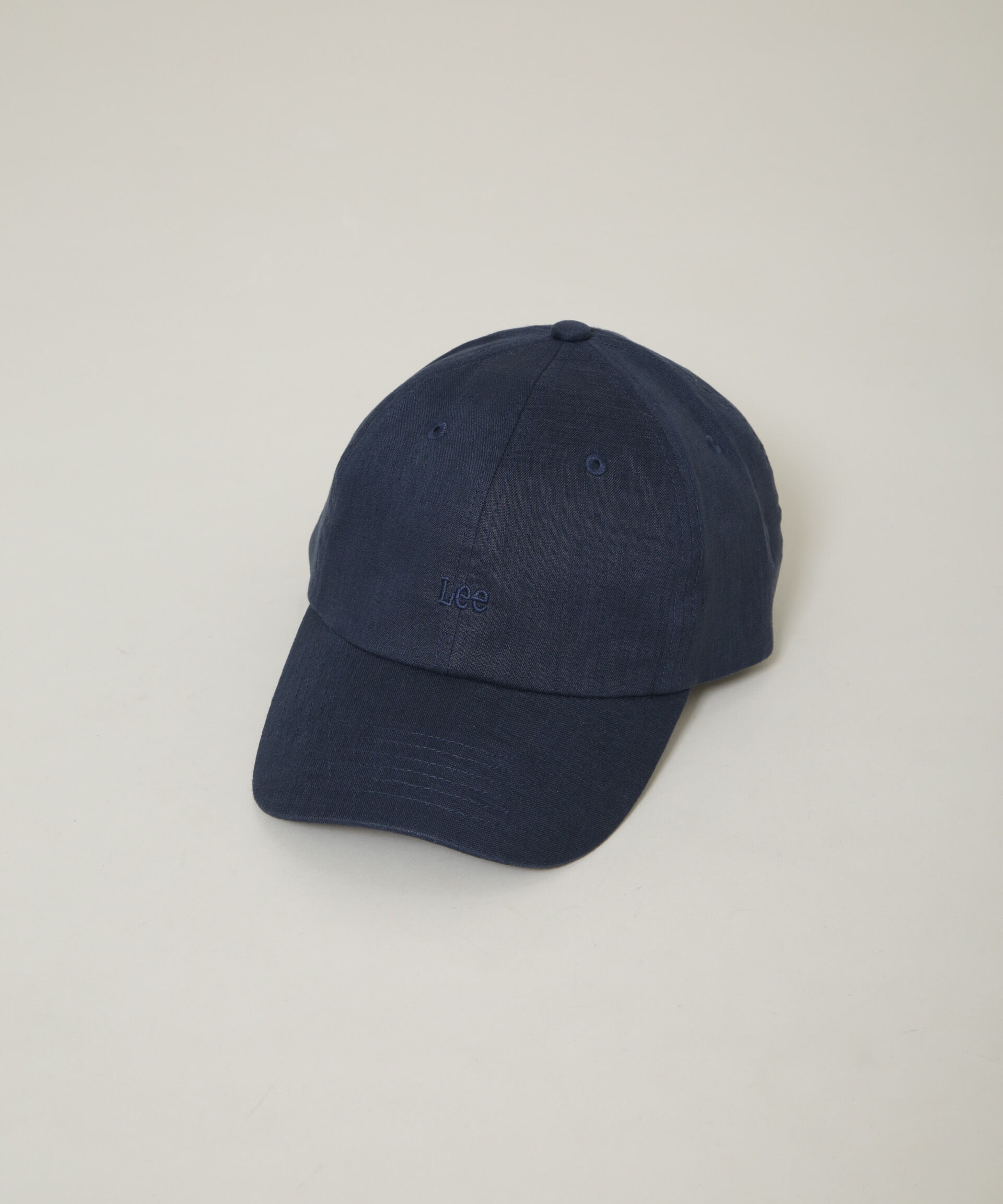 nano･universe「Lee/LEE LINEN 6P CAP」|キャップ・キャスケット|ネイビー