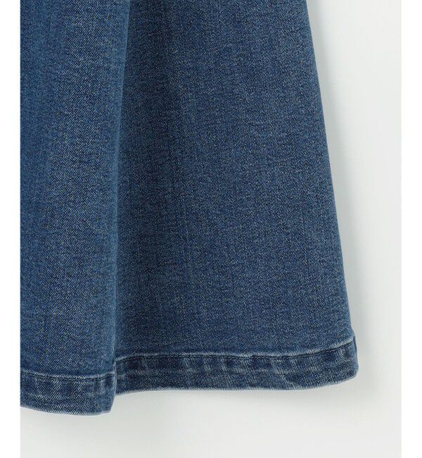 組曲「ライトデニム ビット付きフレアスカート」|スカート|