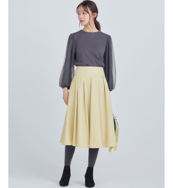 組曲「タックフレアカラースカート」|スカート|