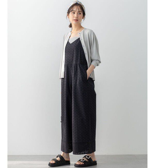 組曲「【WEB限定】エンブロイダリーレースサロペット」|オールインワン|