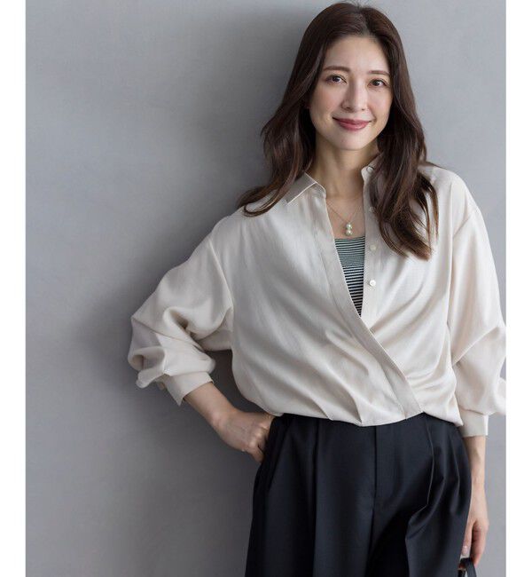 組曲「バウンディングシャーティングカシュクール ブラウス」|シャツ・ブラウス|