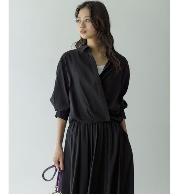 組曲「バウンディングシャーティングカシュクール ブラウス」|シャツ・ブラウス|