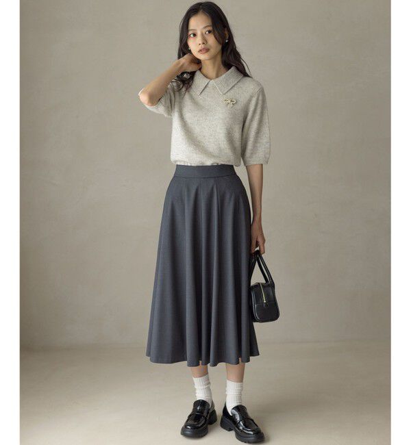 組曲「【ご好評につき追加販売 / 加藤ローサさん着用】ハンサムツイルフレア スカート」|スカート|