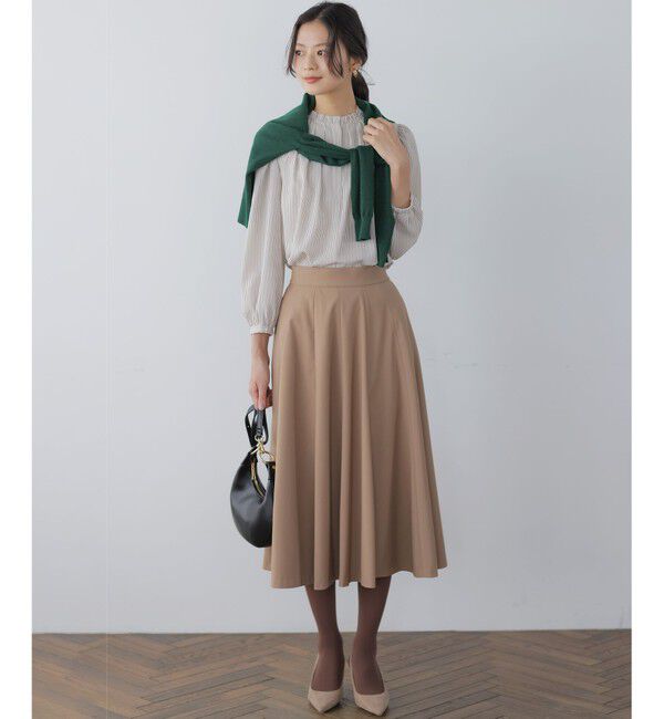 組曲「【ご好評につき追加販売 / 加藤ローサさん着用】ハンサムツイルフレア スカート」|スカート|