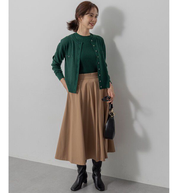 組曲「【ご好評につき追加販売 / 加藤ローサさん着用】ハンサムツイルフレア スカート」|スカート|