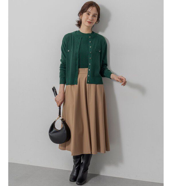 組曲「【ご好評につき追加販売 / 加藤ローサさん着用】ハンサムツイルフレア スカート」|スカート|