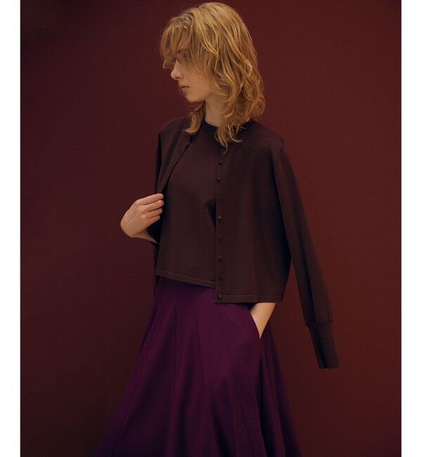 組曲「【ご好評につき追加販売 / 加藤ローサさん着用】ハンサムツイルフレア スカート」|スカート|