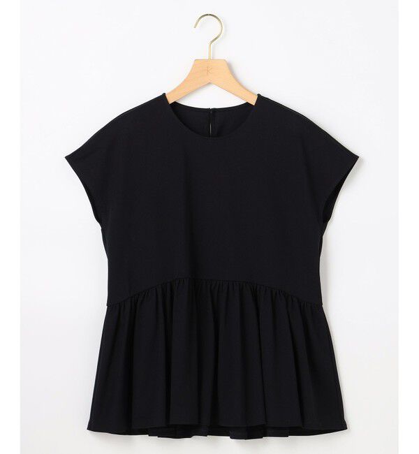 組曲「【WEB限定】トリコットジャージー ペプラムカットソー」|Tシャツ・カットソー|