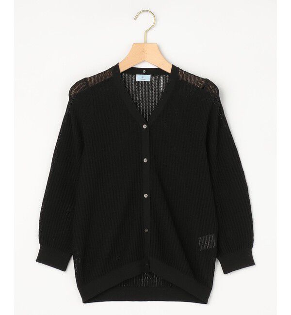 組曲「【WEB限定】レーシーニット レース襟付き カーディガン」|カーディガン|