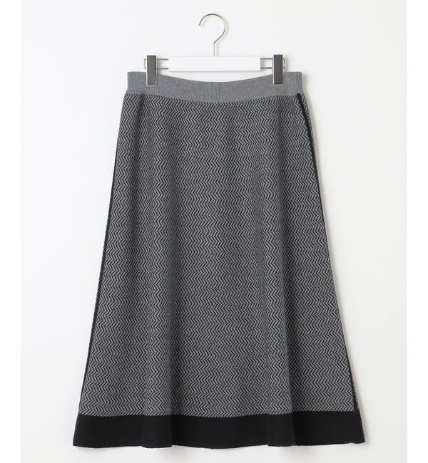 自由区「【WEB限定・マルチウェイ・洗える】ヘリンボーン柄リバーシブルニット セットアップ」|スーツ|