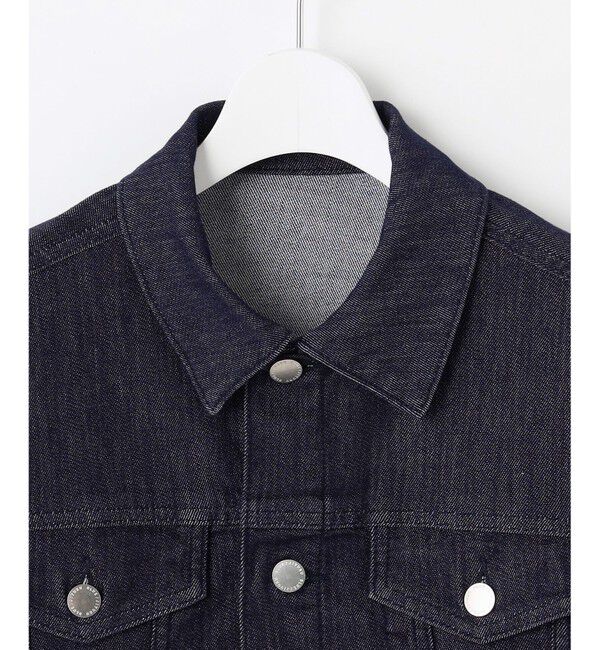 自由区「【洗える】ウスカルデニムベーシック ジャケット」|デニムジャケット|
