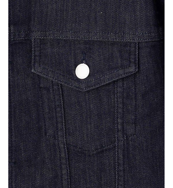 自由区「【洗える】ウスカルデニムベーシック ジャケット」|デニムジャケット|