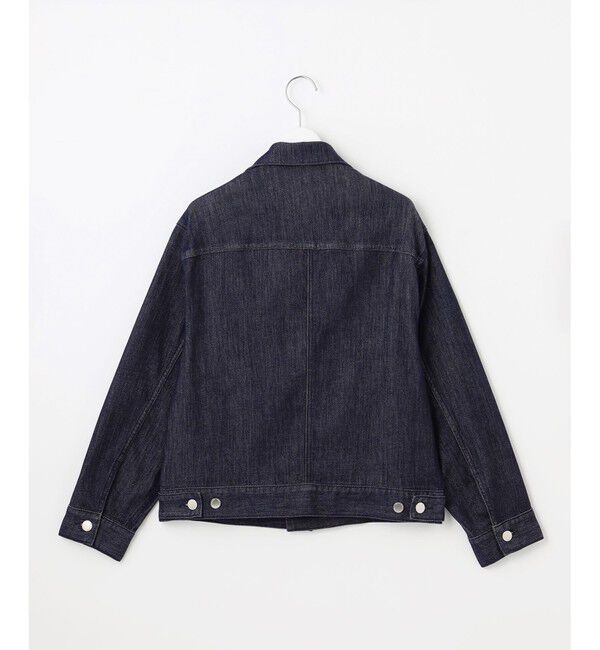 自由区「【洗える】ウスカルデニムベーシック ジャケット」|デニムジャケット|