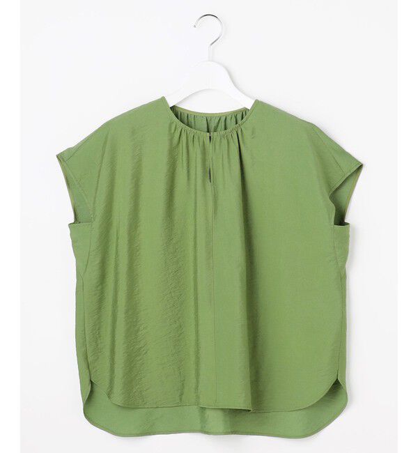 自由区「【カタログ掲載・人気素材・新型登場・セットアップ対応】エアリーツイルプルオーバー ブラウス」|シャツ・ブラウス|