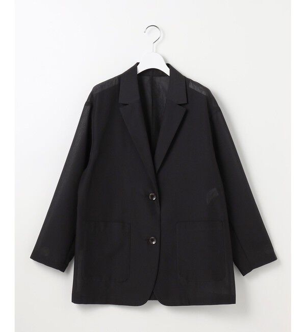 自由区「【カタログ掲載・軽やか】シアーボイルテーラード ジャケット」|テーラードジャケット|