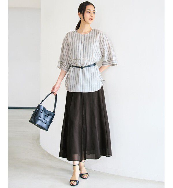 自由区「【カタログ掲載】オーガンジープリーツ スカート」|スカート|