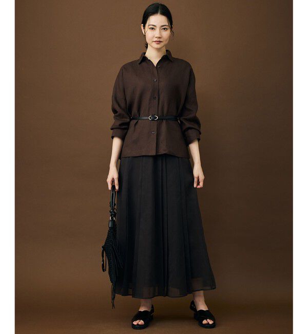 自由区「【カタログ掲載】オーガンジープリーツ スカート」|スカート|