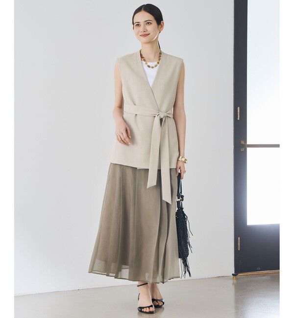 自由区「【カタログ掲載】オーガンジープリーツ スカート」|スカート|