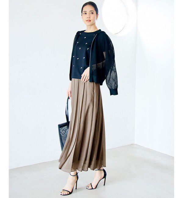 自由区「【カタログ掲載】オーガンジープリーツ スカート」|スカート|