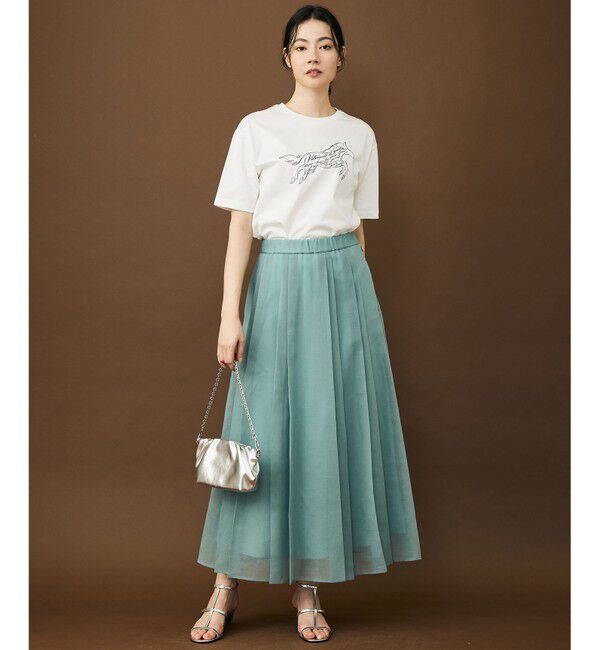 自由区「【カタログ掲載】オーガンジープリーツ スカート」|スカート|