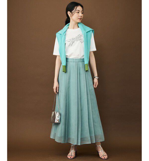 自由区「【カタログ掲載】オーガンジープリーツ スカート」|スカート|