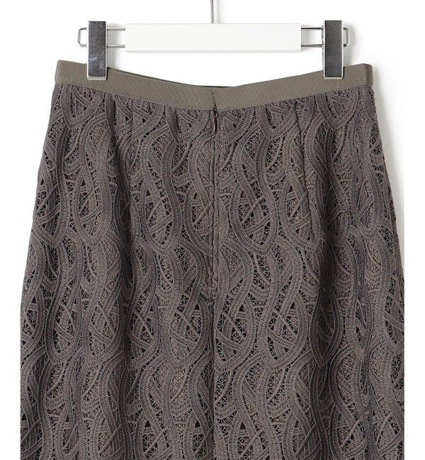 23区「【洗える】ジオメトリックレース Iライン スカート」|スカート|