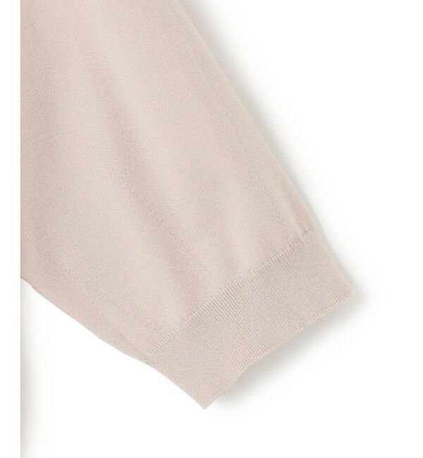 23区「【洗える/吊り干しOK】ヴィスコースストレッチ ポロニット カーディガン」|カーディガン|