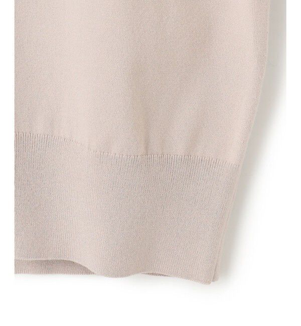 23区「【洗える/吊り干しOK】ヴィスコースストレッチ ポロニット カーディガン」|カーディガン|