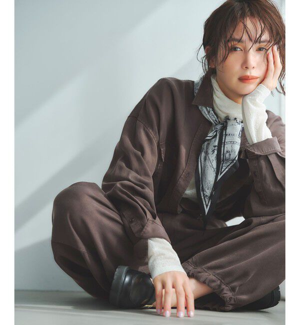 23区「【SLOW/一部店舗限定】ガーメントツイル ワイドタック パンツ」|その他|