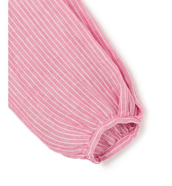 23区「LIBECOリネン ボリュームスリーブ ブラウス」|シャツ・ブラウス|