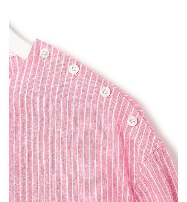 23区「LIBECOリネン ボリュームスリーブ ブラウス」|シャツ・ブラウス|