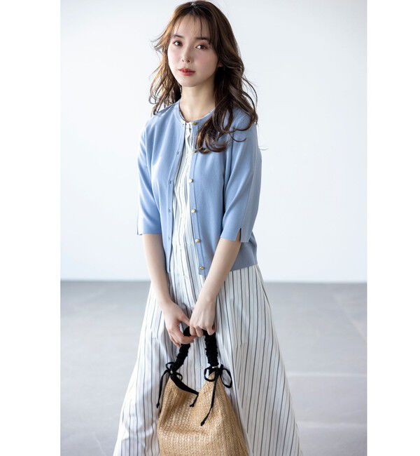 ANY SIS「【2SET】シャツワンピ &times; ニット セット」|ワンピース|