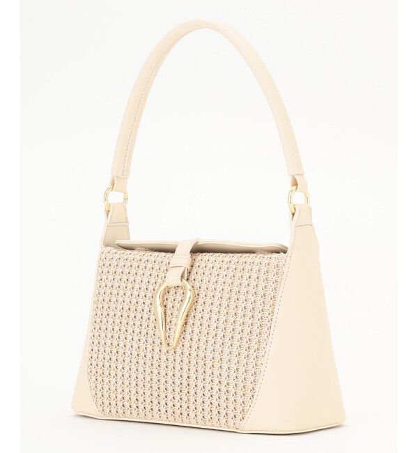 ANY SIS「雑材コンビハンドルバッグ」|ハンドバッグ|