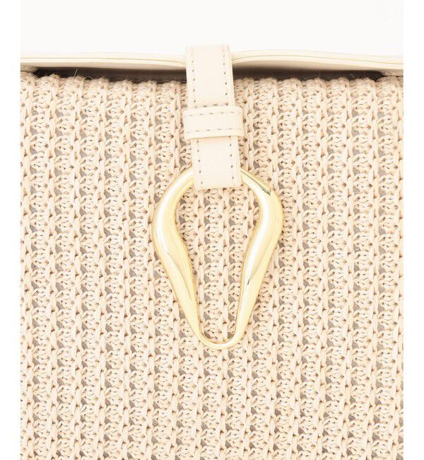 ANY SIS「雑材コンビハンドルバッグ」|ハンドバッグ|