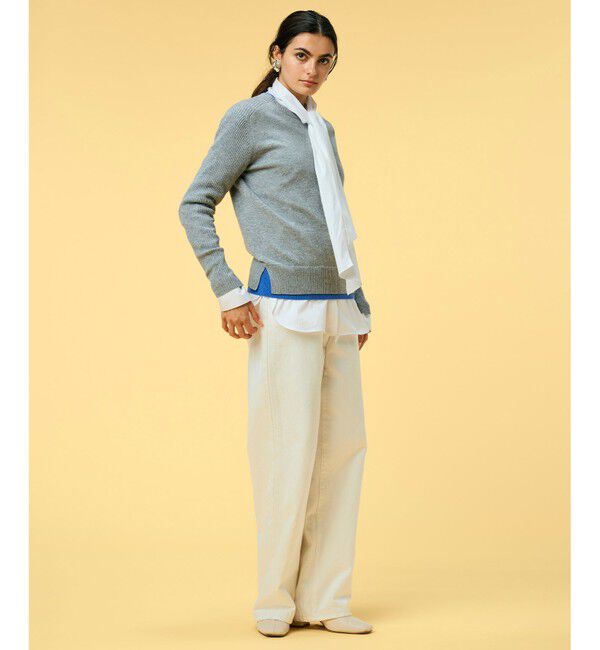 BEIGE,「【洗える】VICTOR / ワイドデニムパンツ」|デニム|