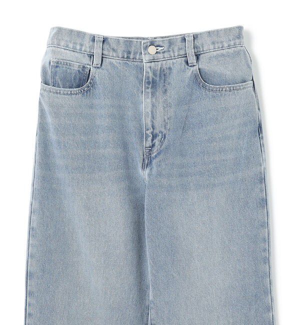 BEIGE,「【洗える】VICTOR / ワイドデニムパンツ」|デニム|