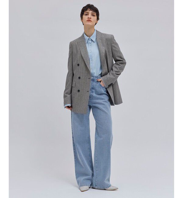 BEIGE,「【洗える】VICTOR / ワイドデニムパンツ」|デニム|