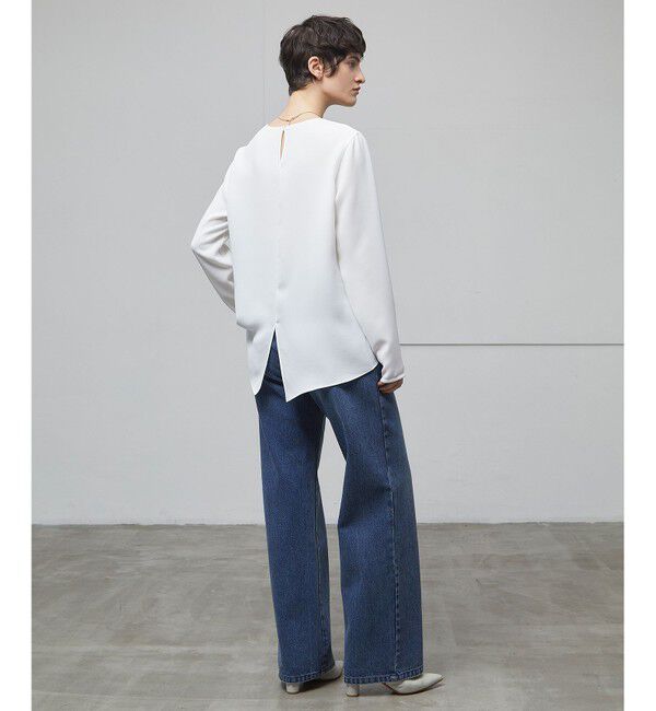 BEIGE,「【洗える】VICTOR / ワイドデニムパンツ」|デニム|