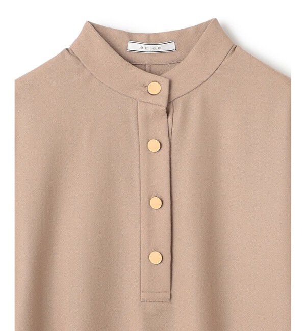 BEIGE,「TERNES / ドルマンスリーブウールワンピース」|ワンピース|