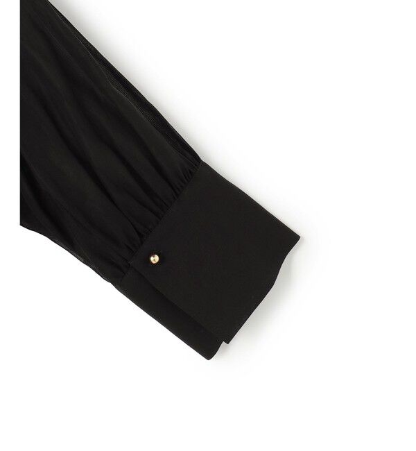 BEIGE,「PLUMERIA / コットンシアーギャザーブラウス」|シャツ・ブラウス|