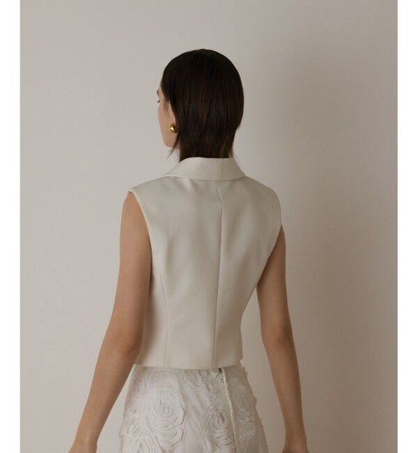 GRACE CONTINENTAL「トリアセジャージジレ」|ベスト・ジレ|