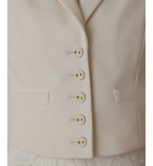 GRACE CONTINENTAL「トリアセジャージジレ」|ベスト・ジレ|